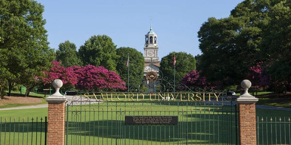 Samford University online MSN course